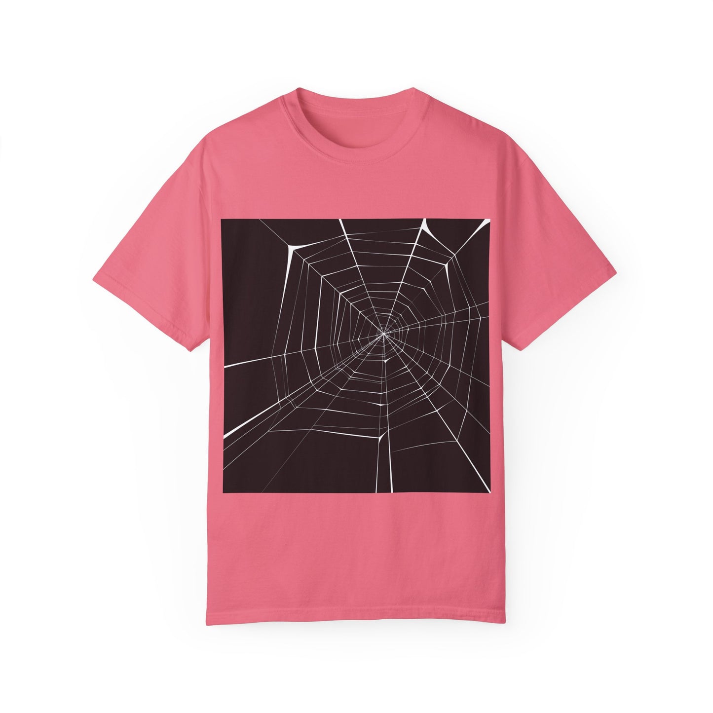 Spooky Spider Web Unisex Garment-Dyed T-Shirt