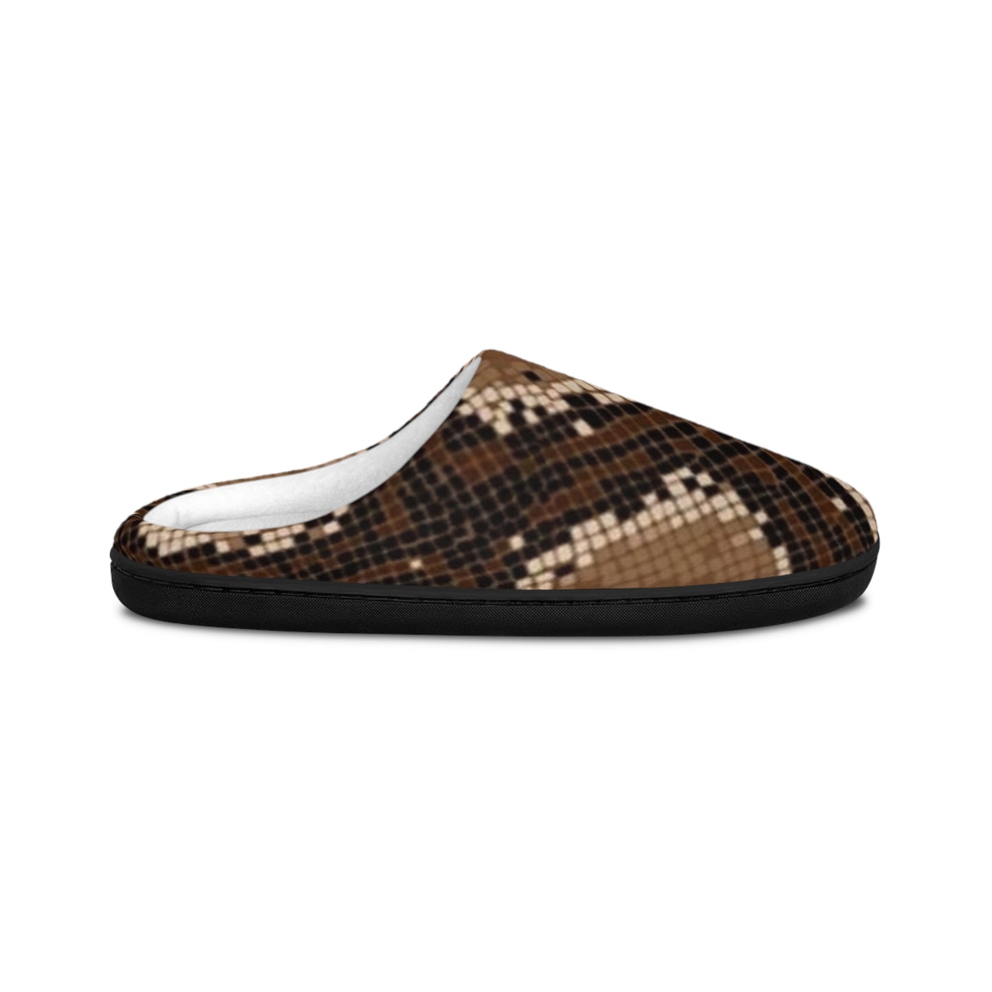 Stylish Python Print Men's Indoor Slippers - Cozy and Chic Footwear