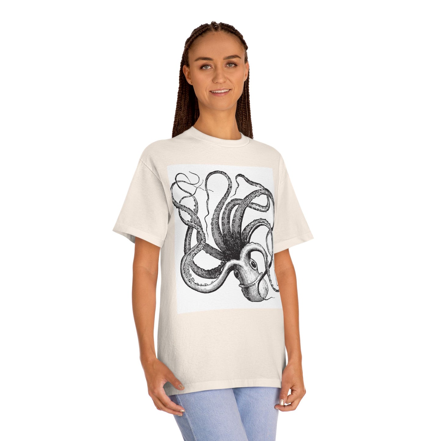 Octopus Graphic Unisex Classic Tee - Nautical Vibe Perfect for Ocean Lovers