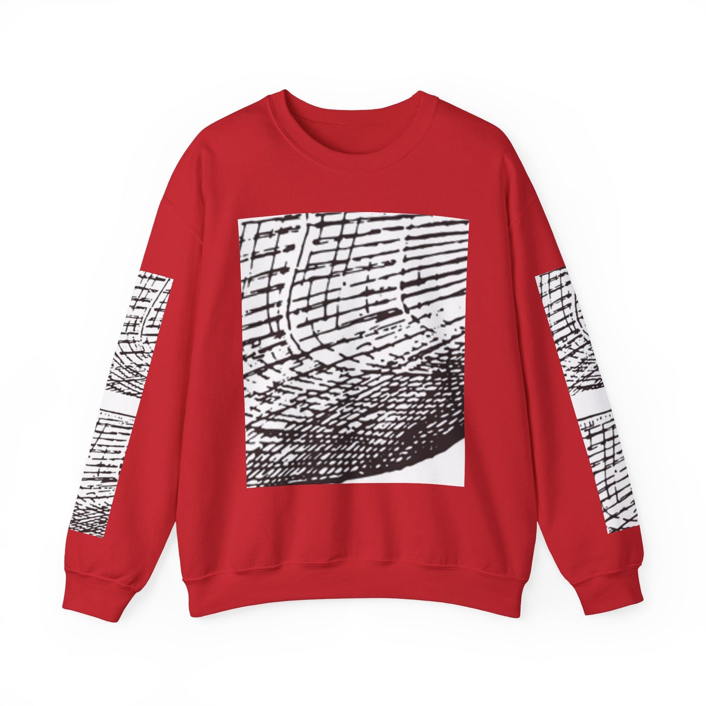 Artistic Unisex Crewneck Sweatshirt - Abstract Design for Cozy Vibes