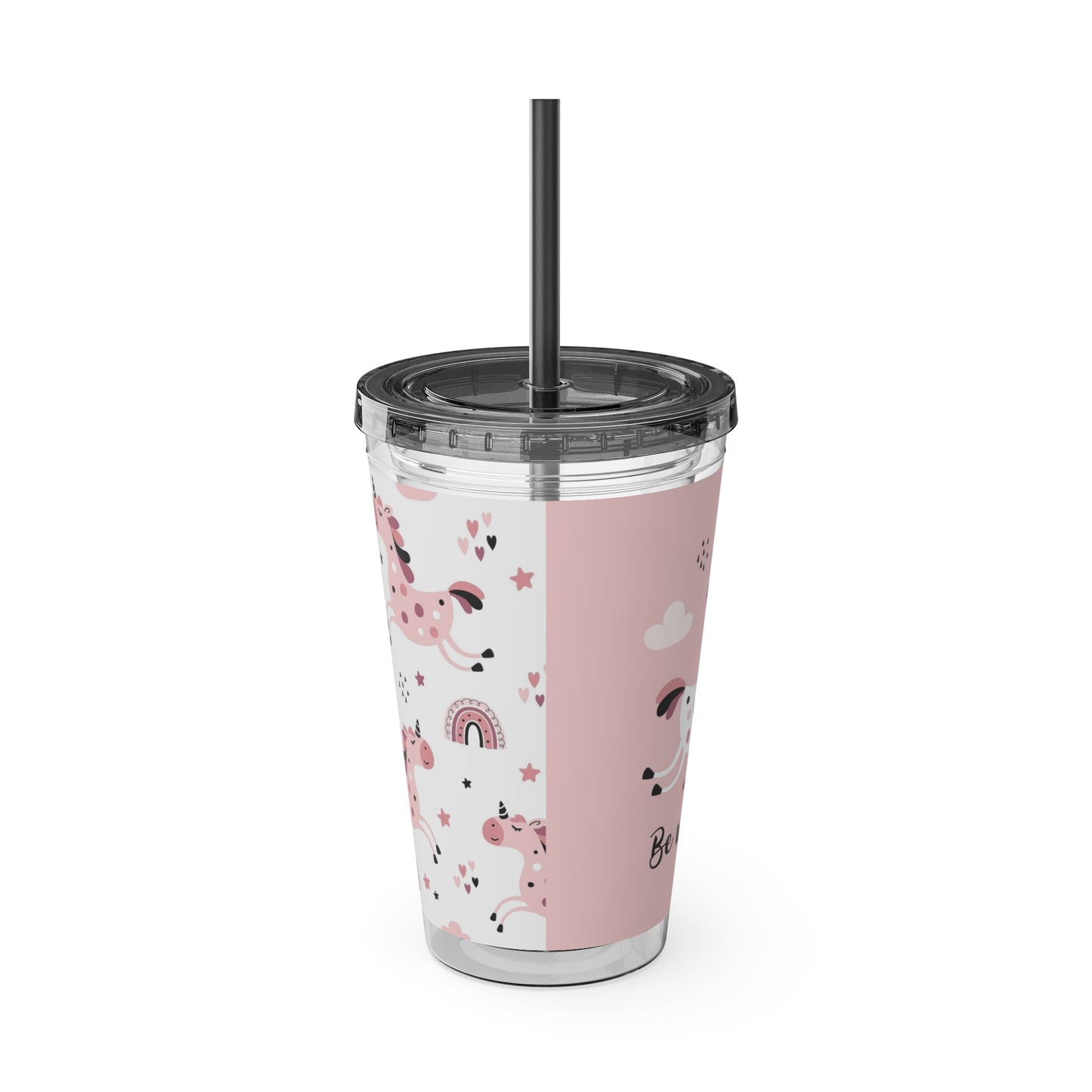 Sunsplash Unicorn Tumbler – 16oz Drinkware with Straw, Perfect for Kids & Unicorn Lovers