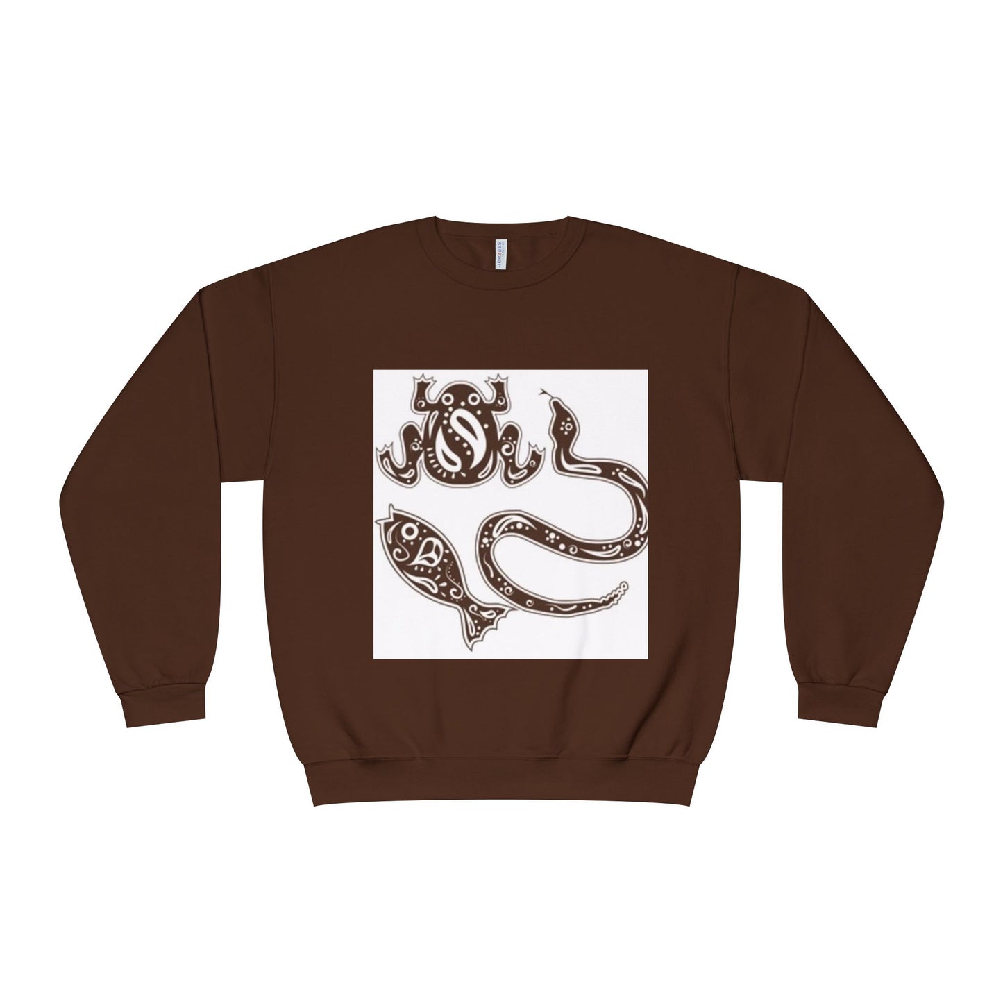 Whimsical Marine Life Unisex Crewneck Sweatshirt - Cozy Ocean-Inspired Apparel