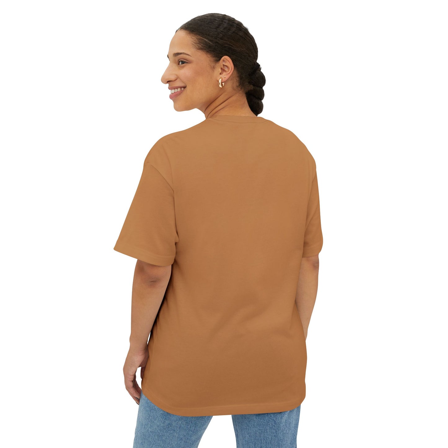Retro Cityscape 20 Unisex Oversized Boxy Tee - Street Style Graphic Top