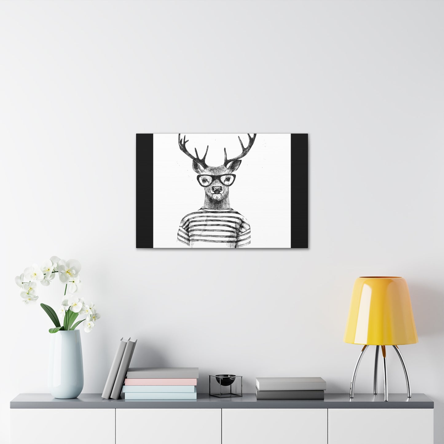 Whimsical Deer Canvas Gallery Wraps - Unique Home Decor for Animal Lovers