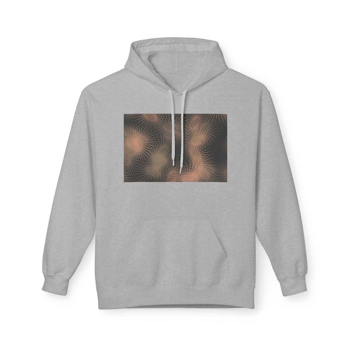 Minimalist Fleece Hoodie with Text Design | Unisex Softstyle