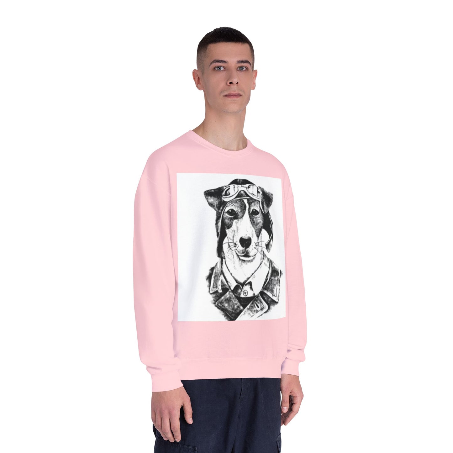 Pilot Dog Unisex Crewneck Sweatshirt - Cozy Pet Lover's Gift