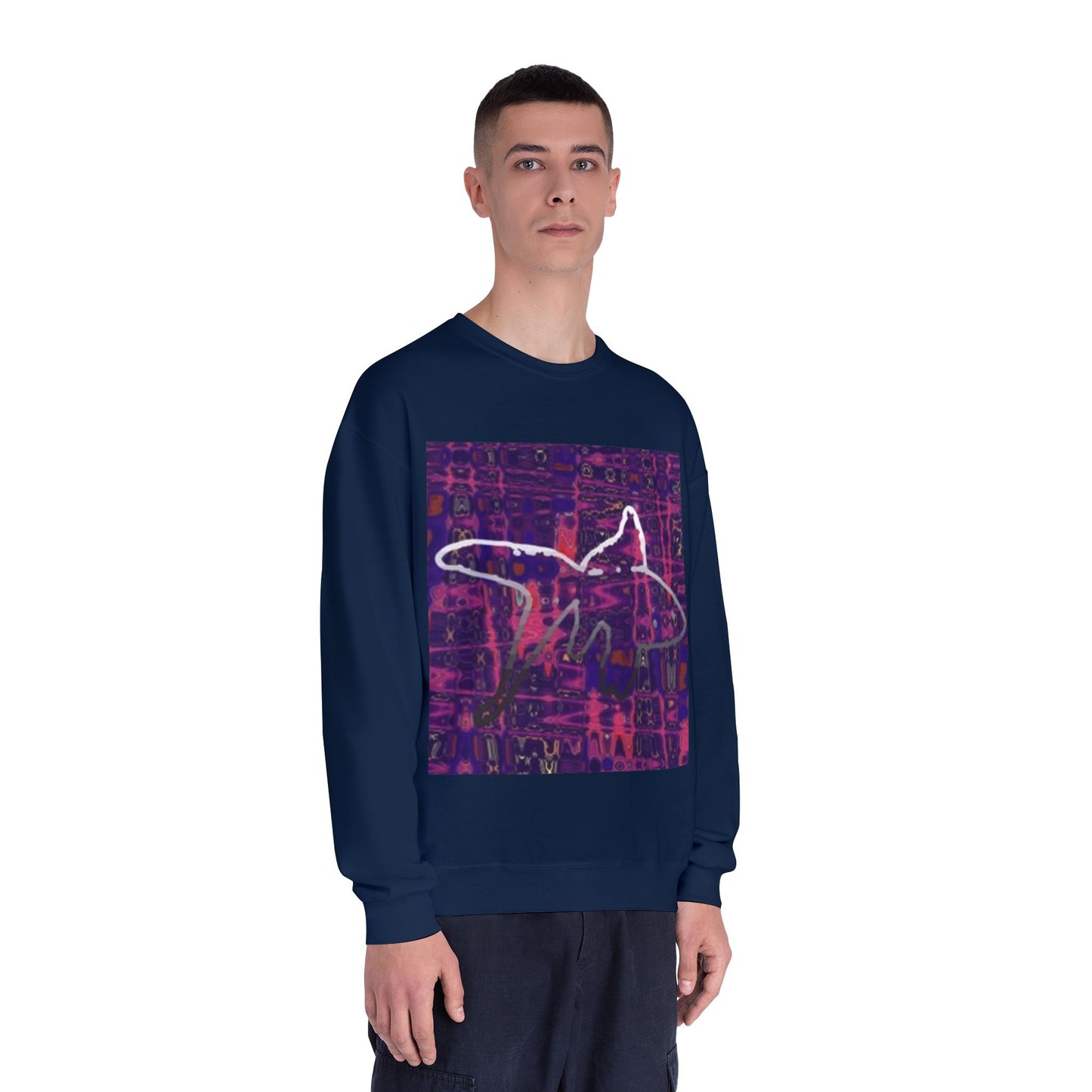 Artistic Crewneck Sweatshirt - Unisex Abstract Design for Cozy Comfort