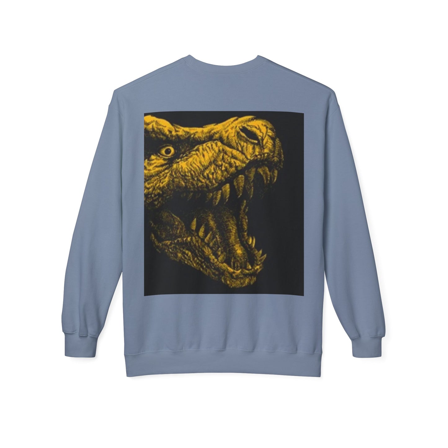 Unisex Dinosaur Graphic Sweatshirt - Cozy Midweight Crewneck