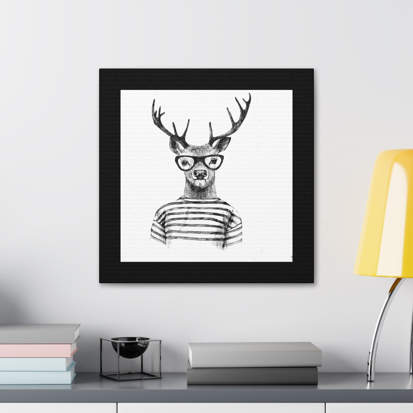 Whimsical Deer Canvas Gallery Wraps - Unique Home Decor for Animal Lovers