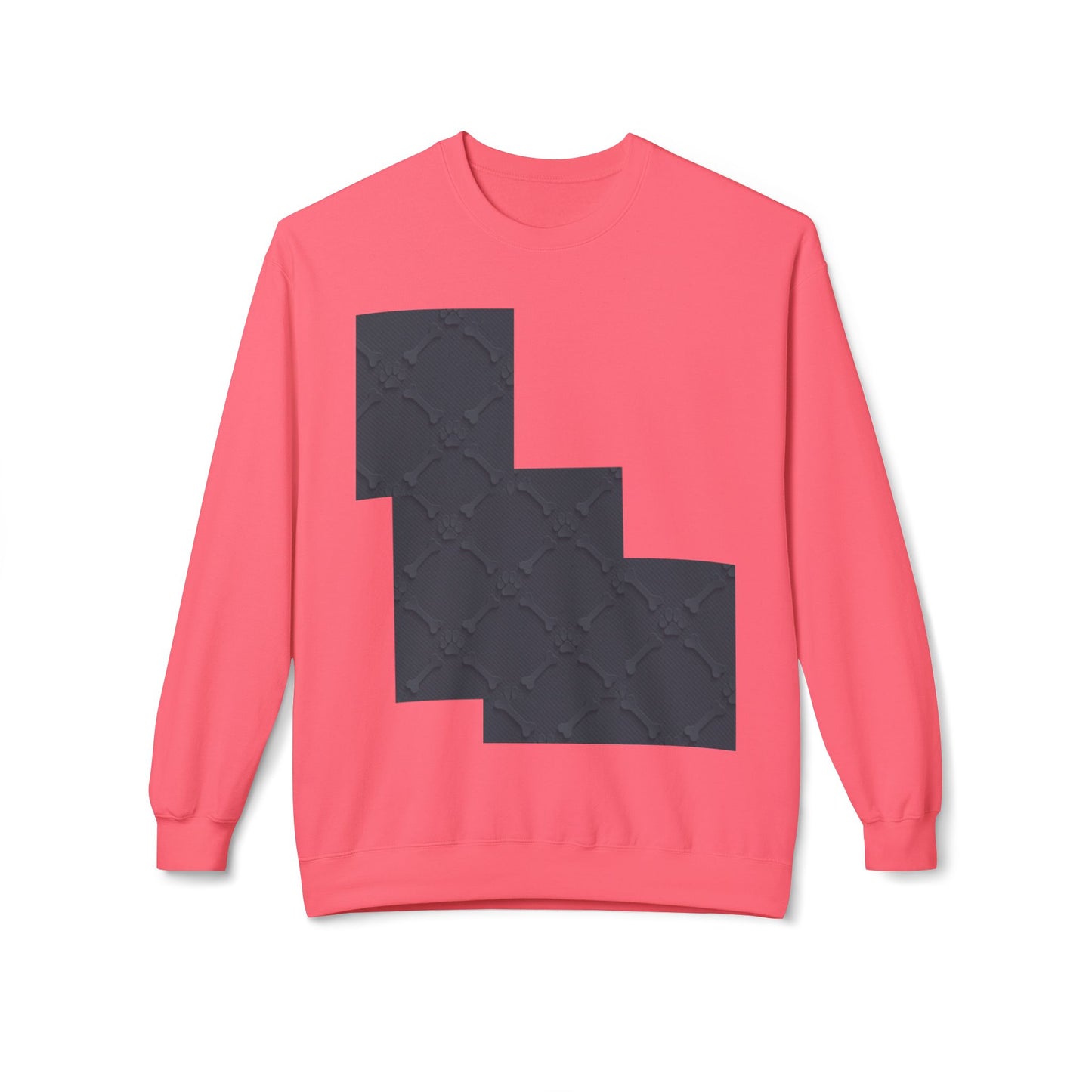 Minimalist Pet-Themed Crewneck Sweatshirt for Animal Lovers