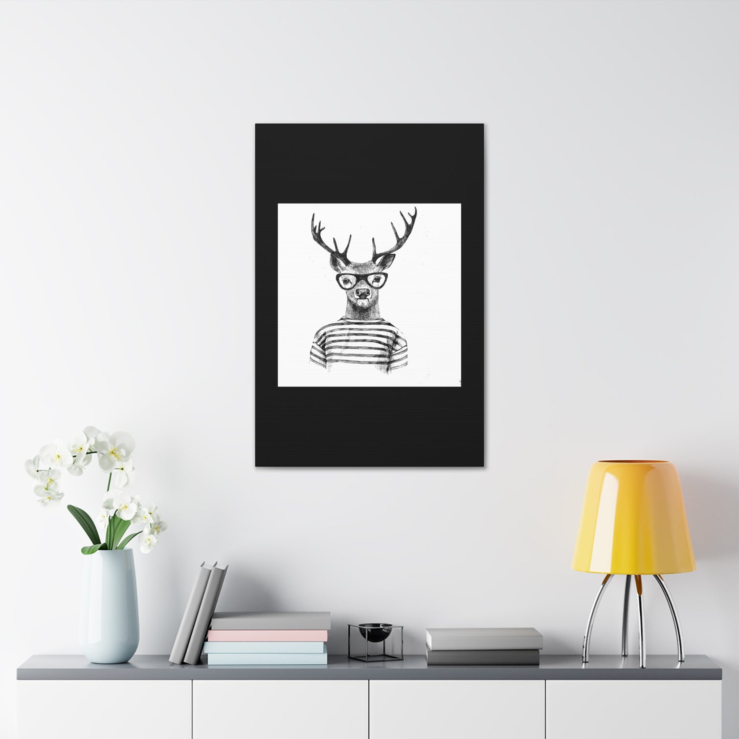 Whimsical Deer Canvas Gallery Wraps - Unique Home Decor for Animal Lovers