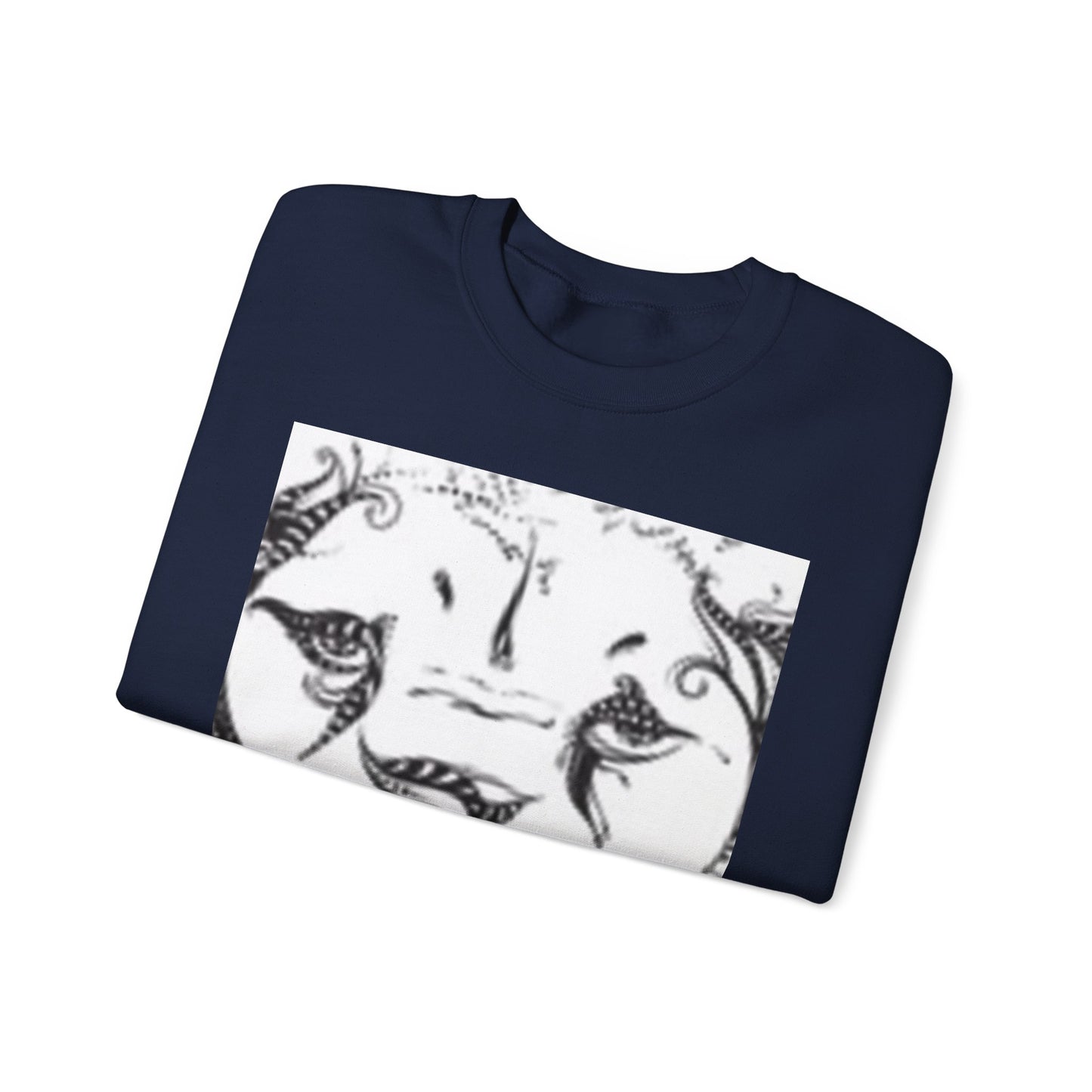 Wild Spirit Lion Graphic Crewneck Sweatshirt | Unisex Heavy Blend