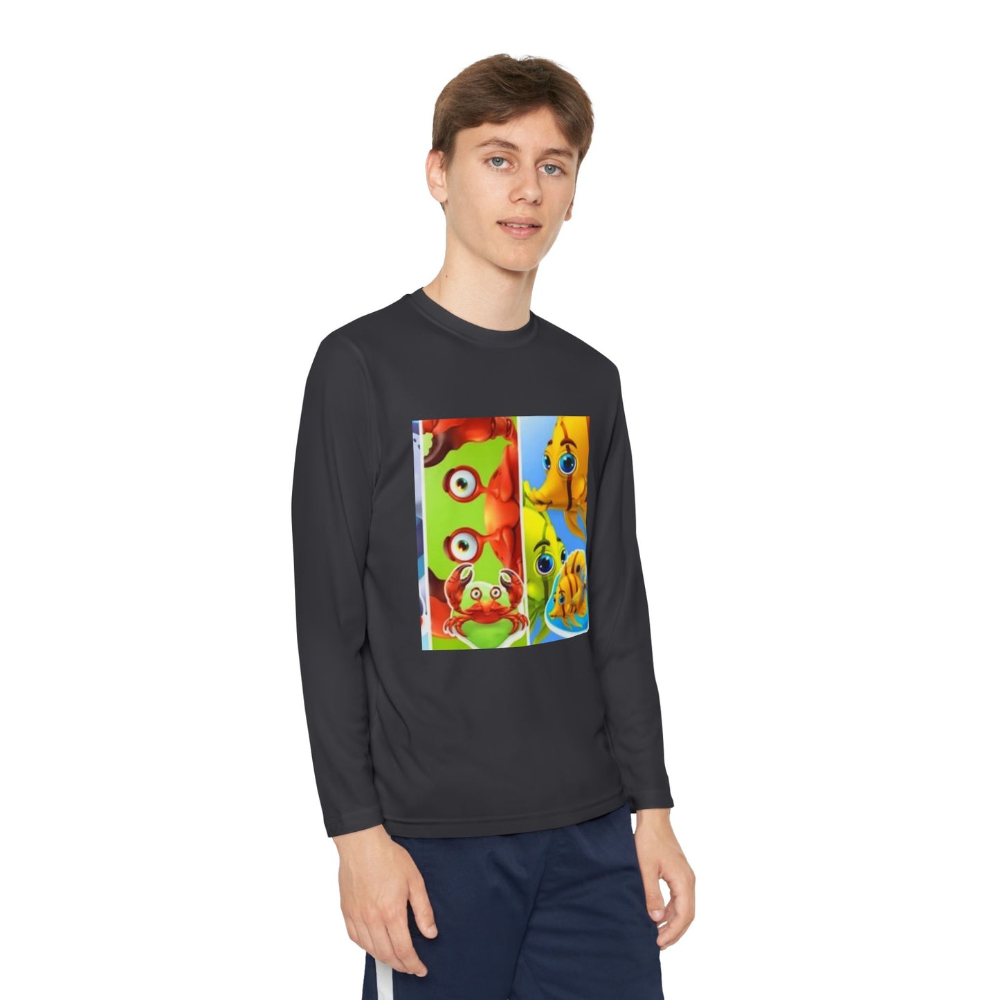 Vibrant Youth Long Sleeve Tee - Fun Animal Designs for Playful Kids