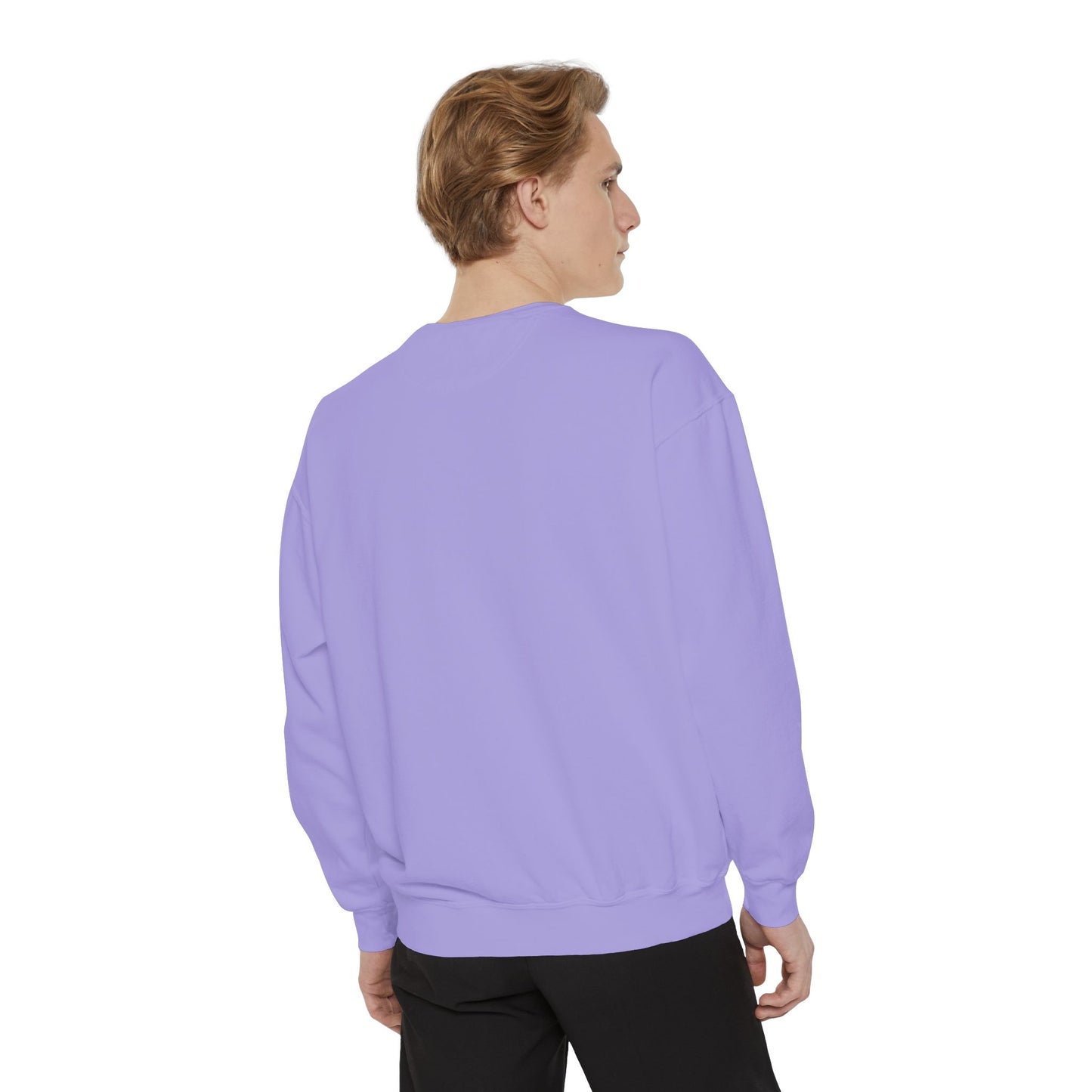 Creative Patterns Unisex Garment-Dyed Sweatshirt - Unique Design for Comfort & Style