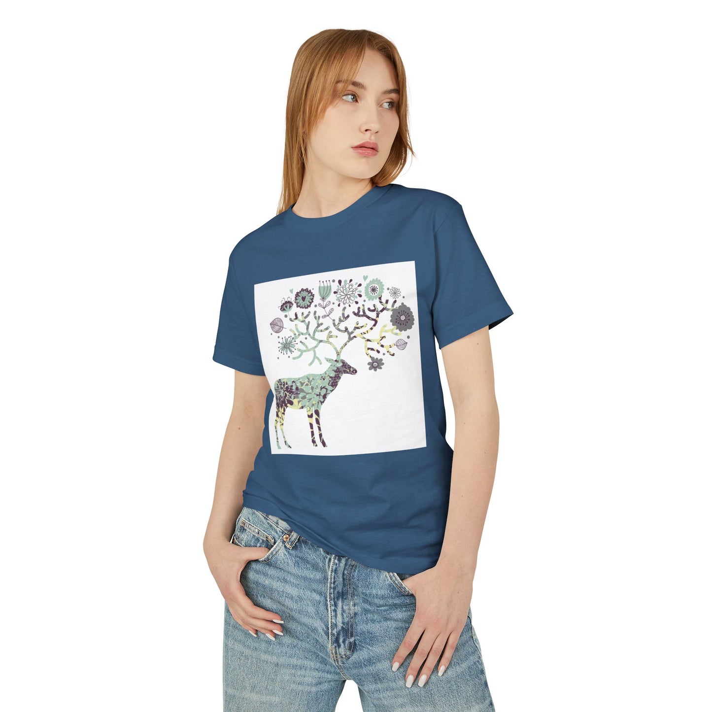 Nature-Inspired Unisex Cotton Tee - Tree of Life Design