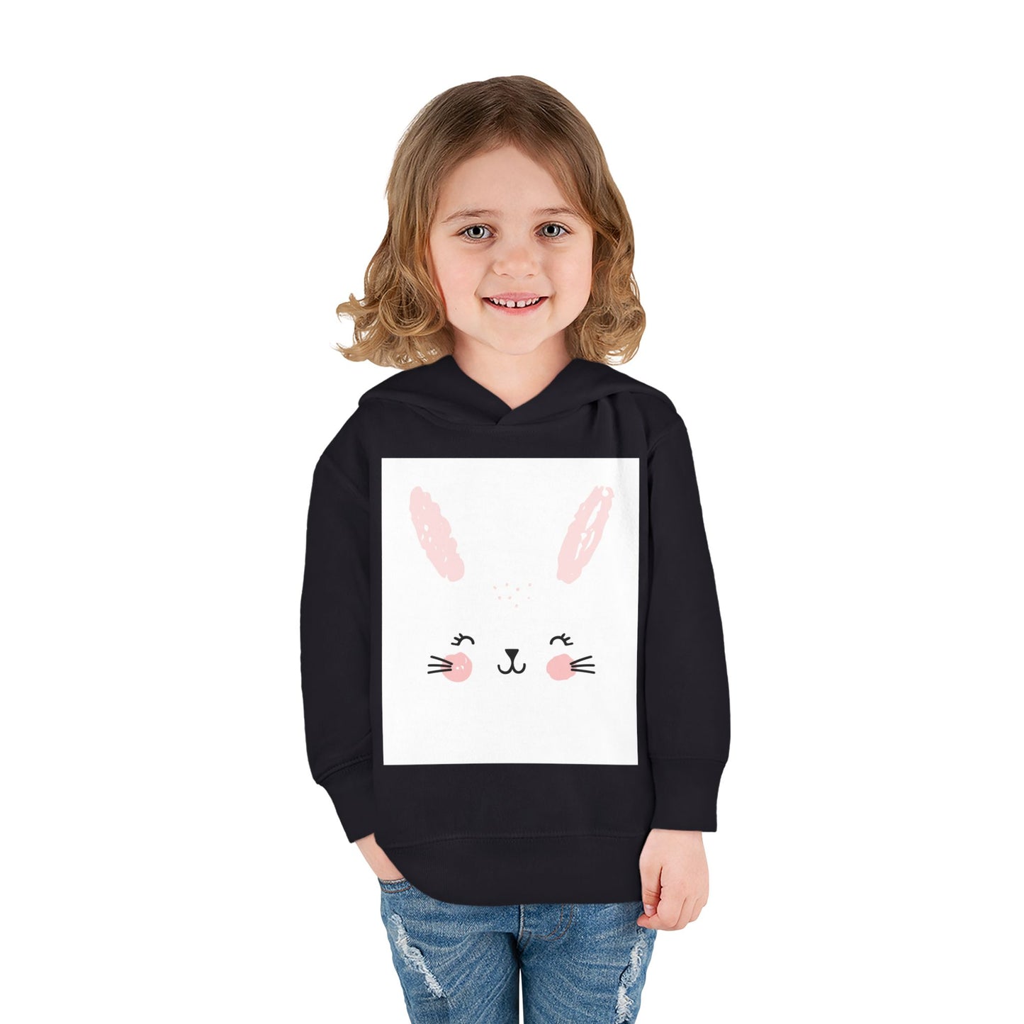 Cute Bunny Hoodie for Toddlers - Cozy Fleece Pullover
