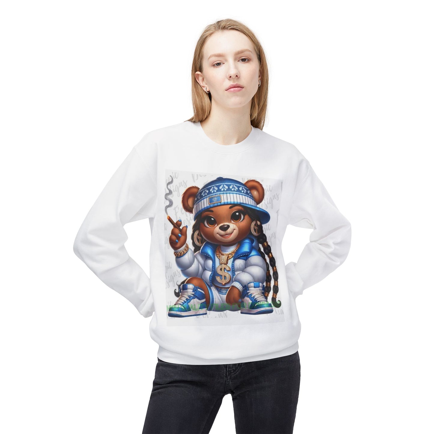 Cool Bear Streetwear Sweatshirt - Funky Unisex Crewneck with Attitude