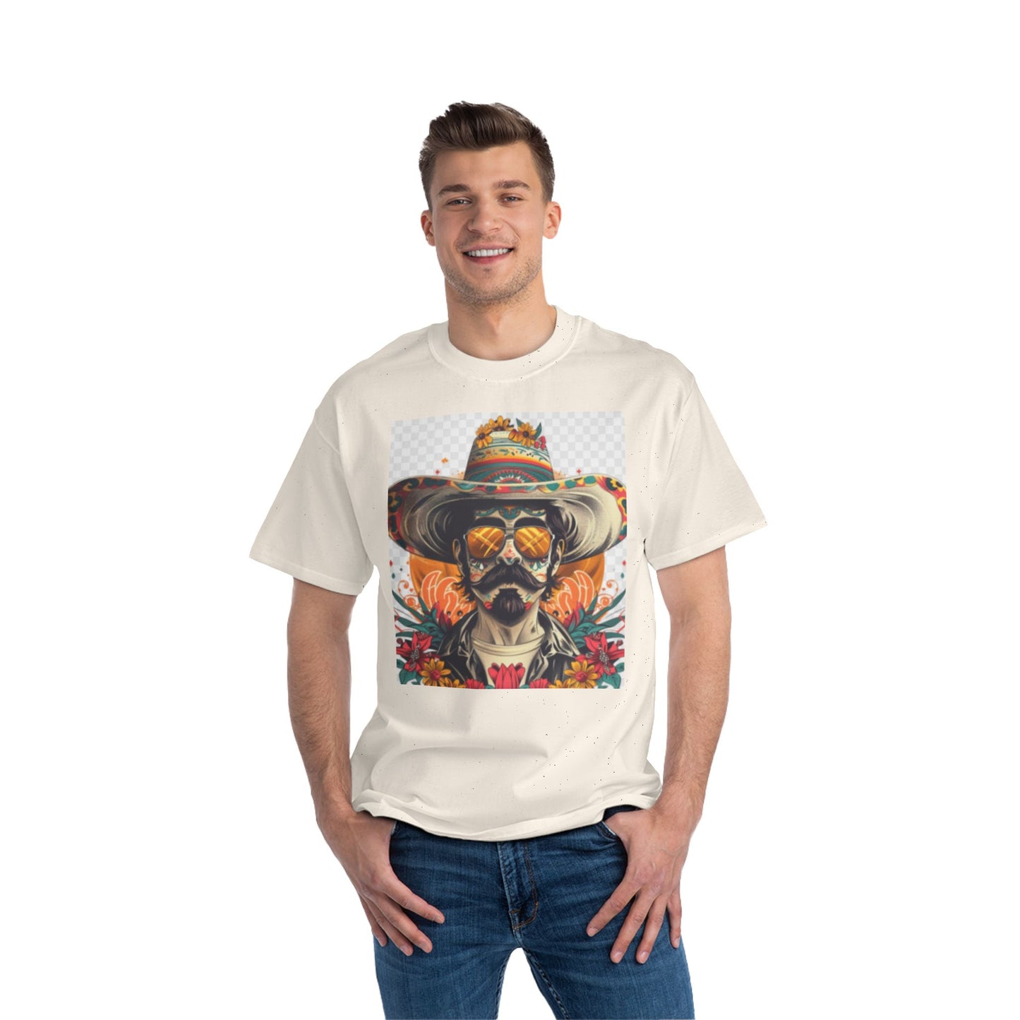 Colorful Day of the Dead Graphic T-Shirt
