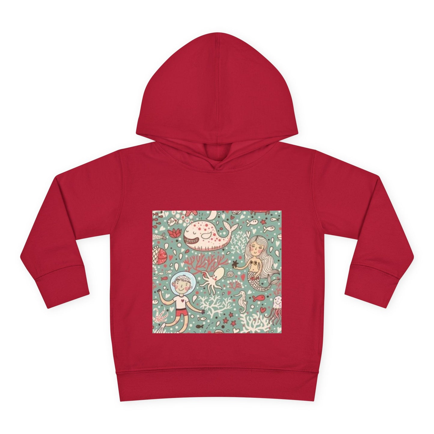 Whimsical Ocean Adventure Toddler Hoodie