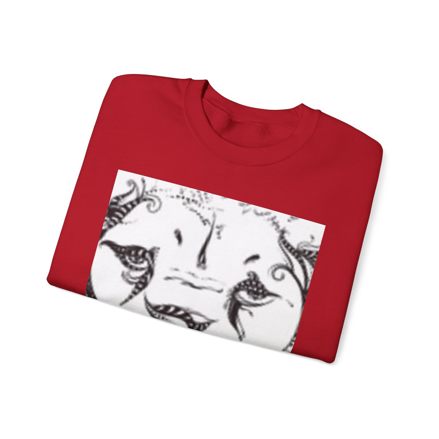 Wild Spirit Lion Graphic Crewneck Sweatshirt | Unisex Heavy Blend