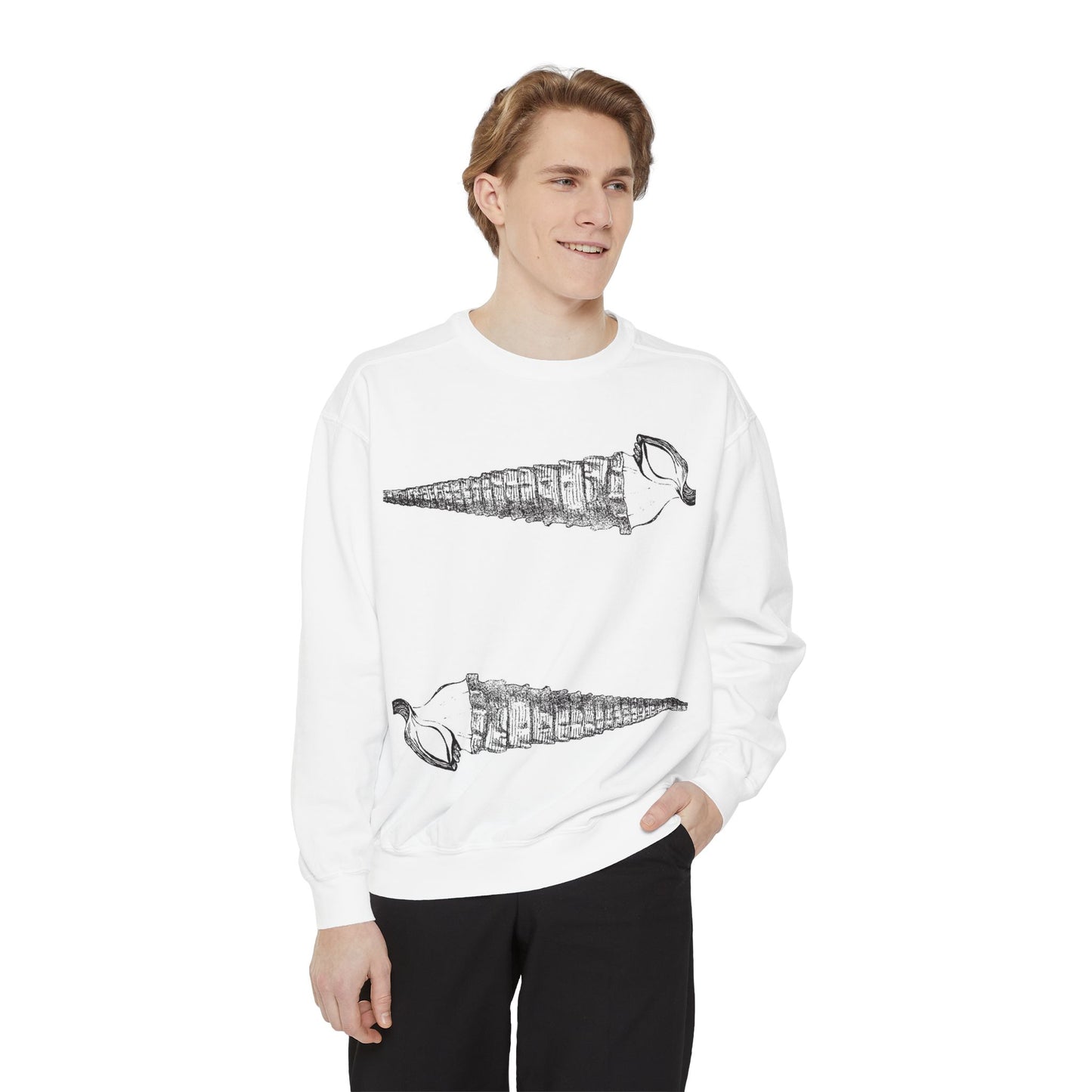 Seashell Graphic Unisex Sweatshirt - Coastal Vibes Apparel