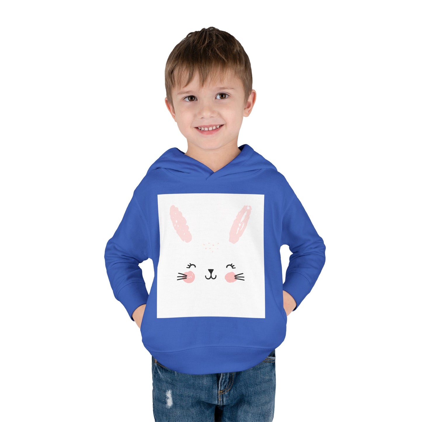 Cute Bunny Hoodie for Toddlers - Cozy Fleece Pullover