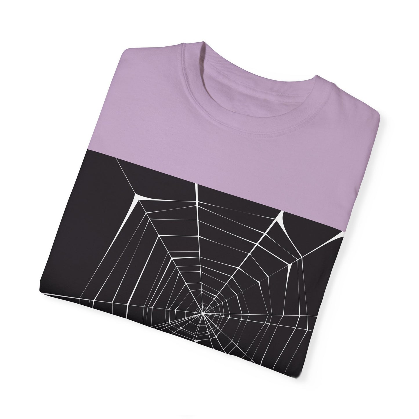 Spooky Spider Web Unisex Garment-Dyed T-Shirt