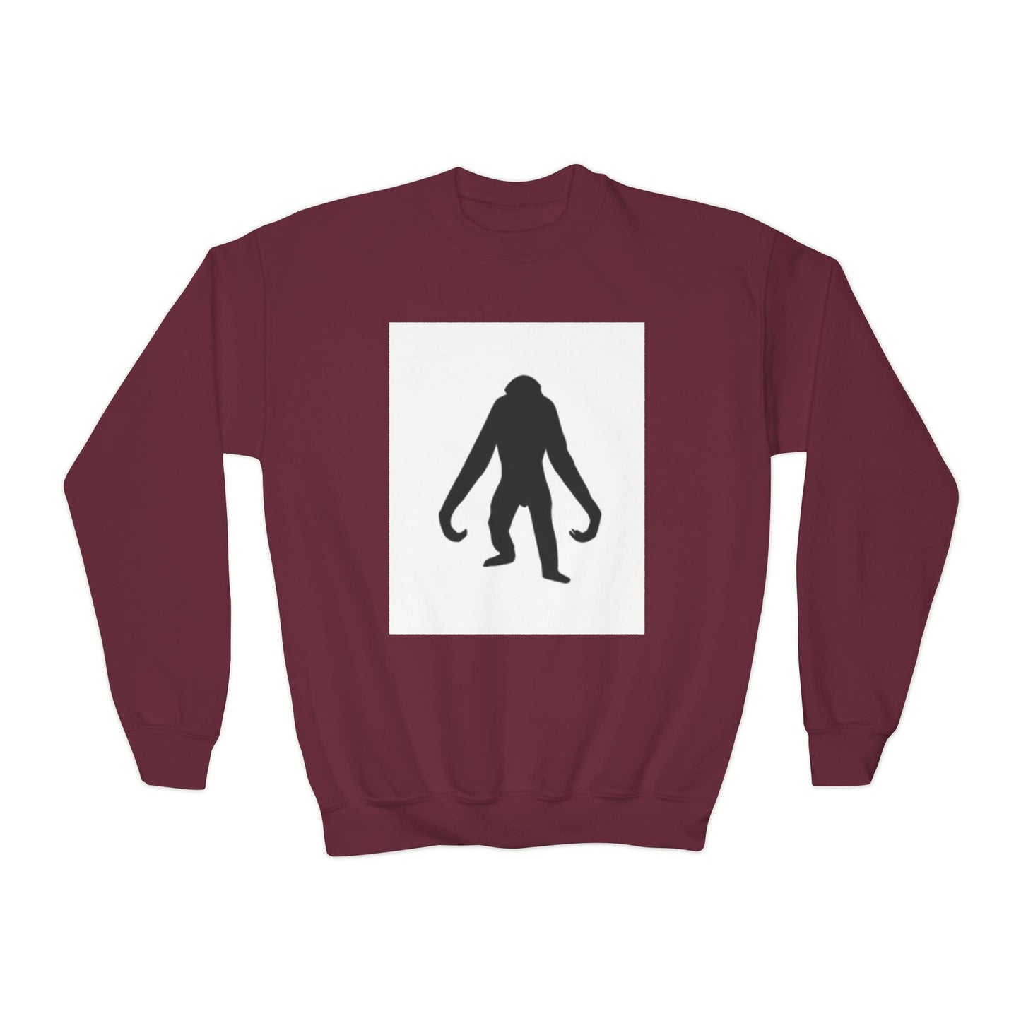 Beach Vibes Youth Crewneck Sweatshirt with Tropical Design