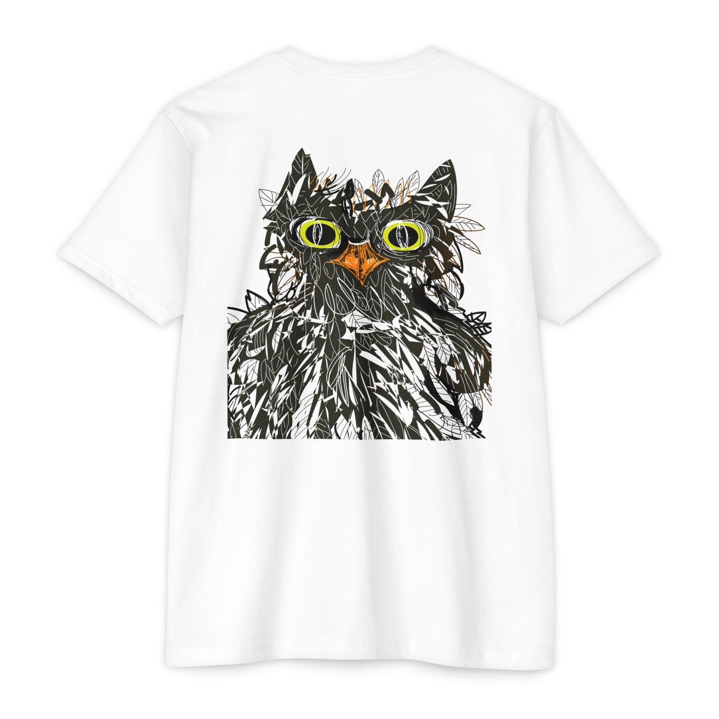 Whimsical Cat Graphic Unisex T-Shirt - Fun & Artsy Apparel