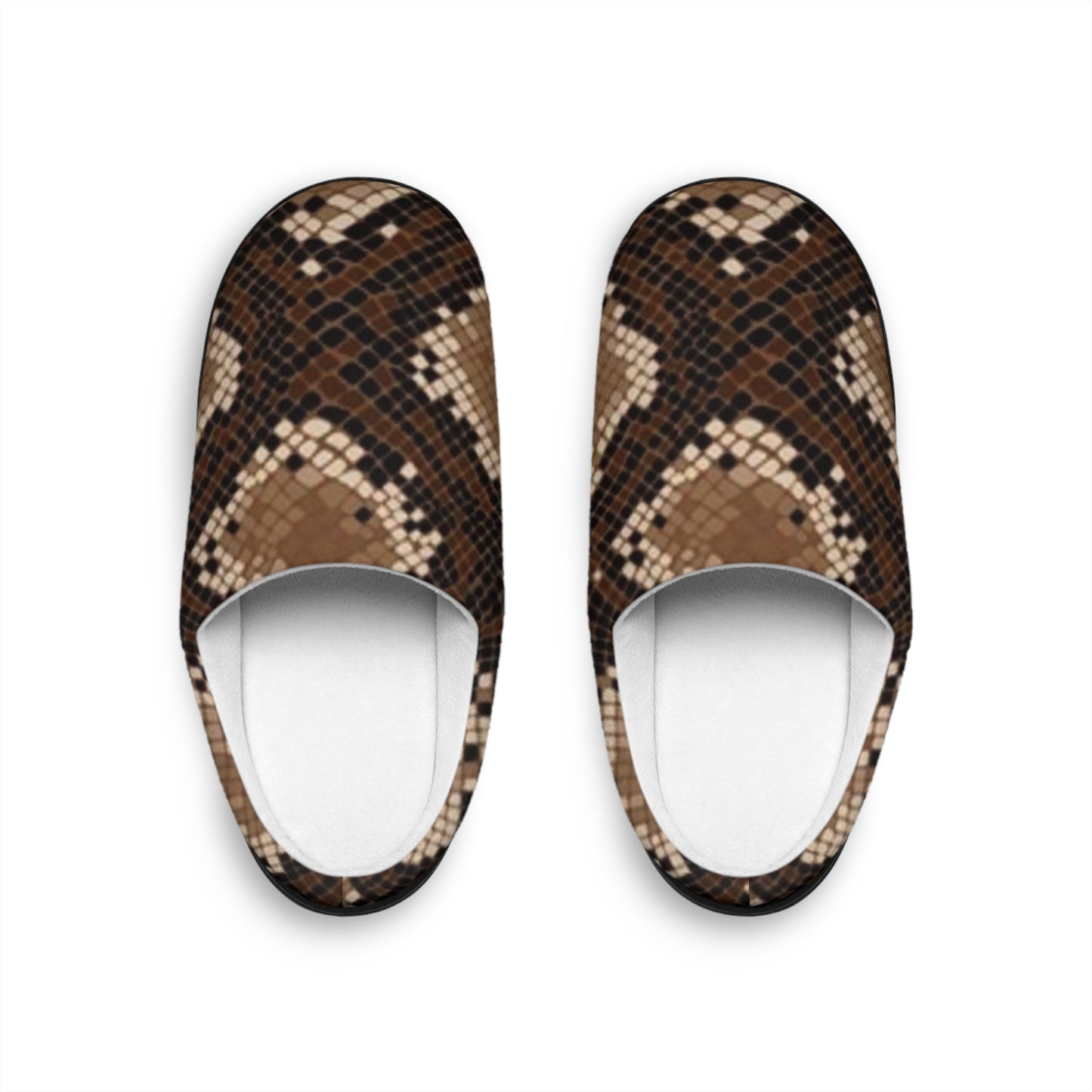 Stylish Python Print Men's Indoor Slippers - Cozy and Chic Footwear