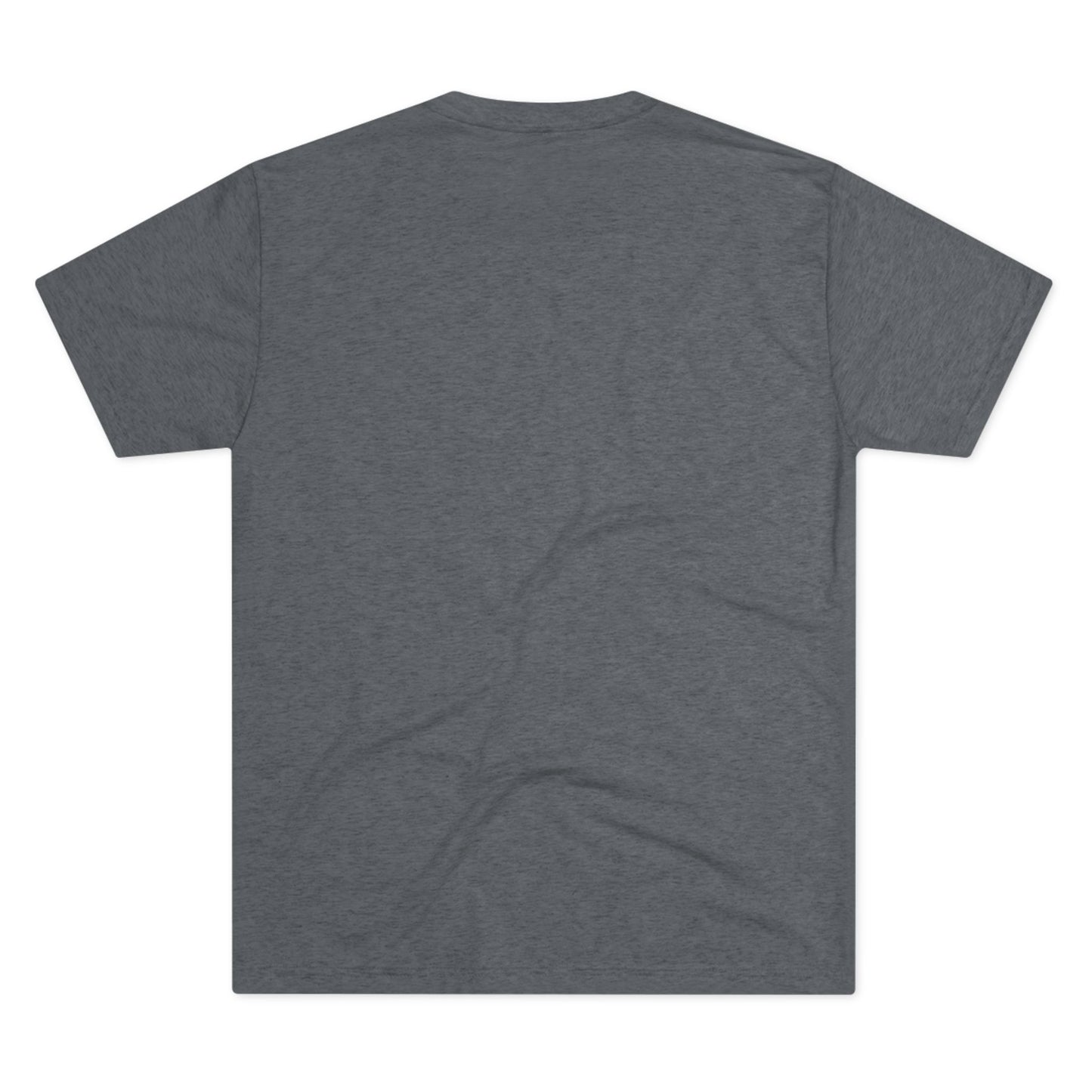 Bold Graphic Unisex Tri-Blend Crew Tee - Edgy Cracked Wall Design