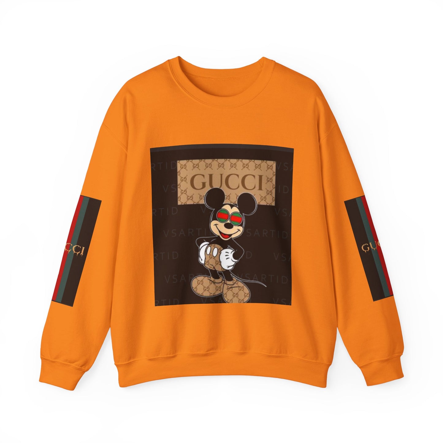 Gucci-Inspired Mickey Mouse Unisex Heavy Blend™ Crewneck Sweatshirt