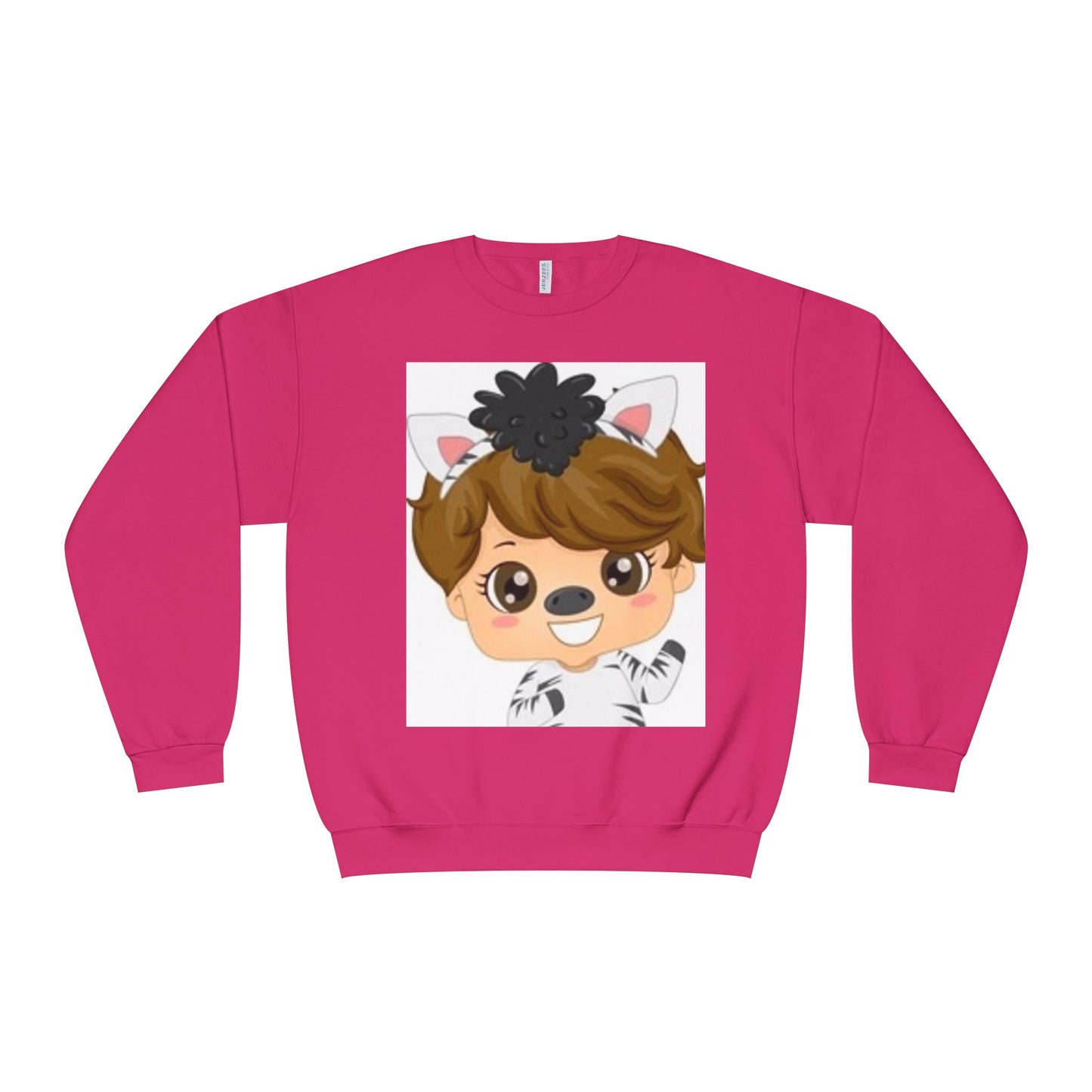Cute Cartoon Animal Crewneck Sweatshirt for Kids