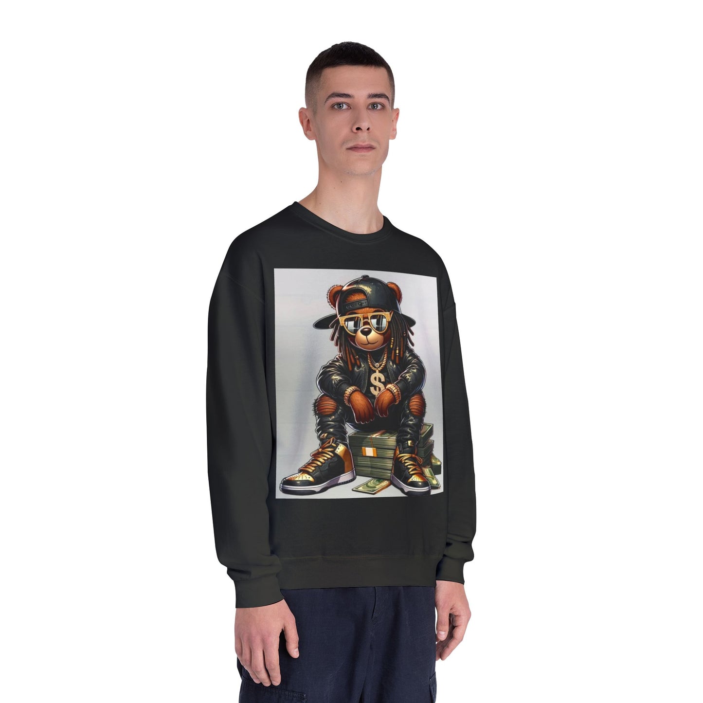 Cool Bear Money Crewneck Sweatshirt