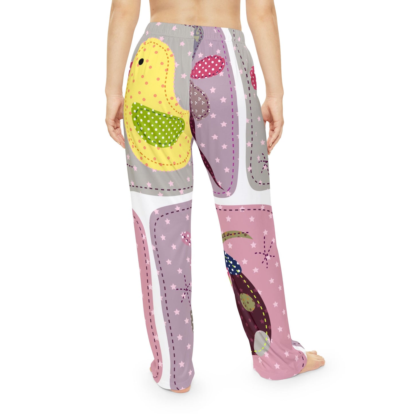 Playful Floral Women's Pajama Pants - Cozy & Colorful Sleepwear