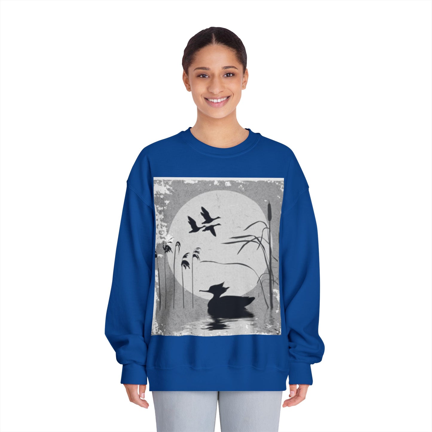 Serene Nature Crewneck Sweatshirt - Unisex Relaxed Fit