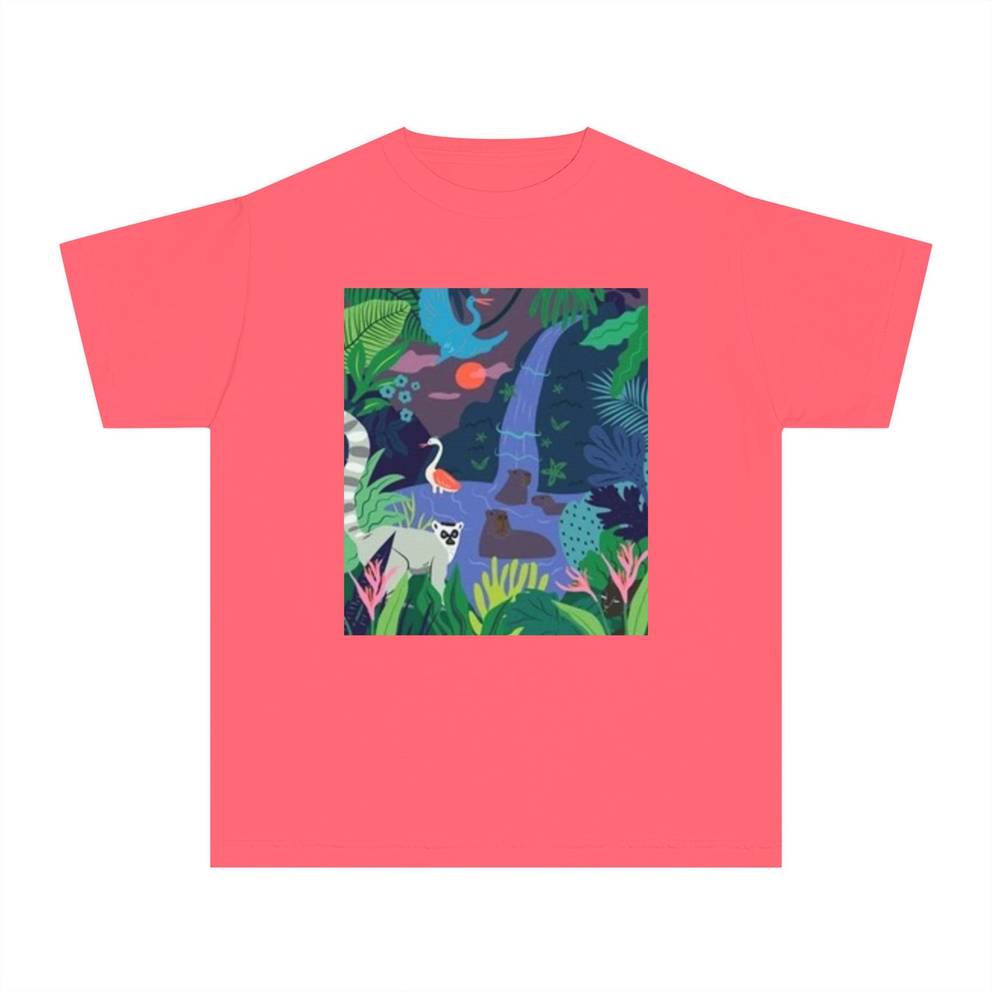 Colorful Jungle Adventure Youth Tee