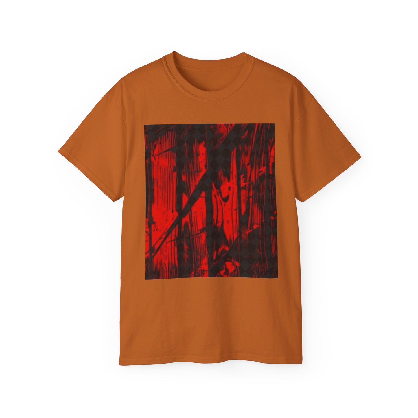 Bold Abstract Red Graphic Tee - Unisex Ultra Cotton Shirt