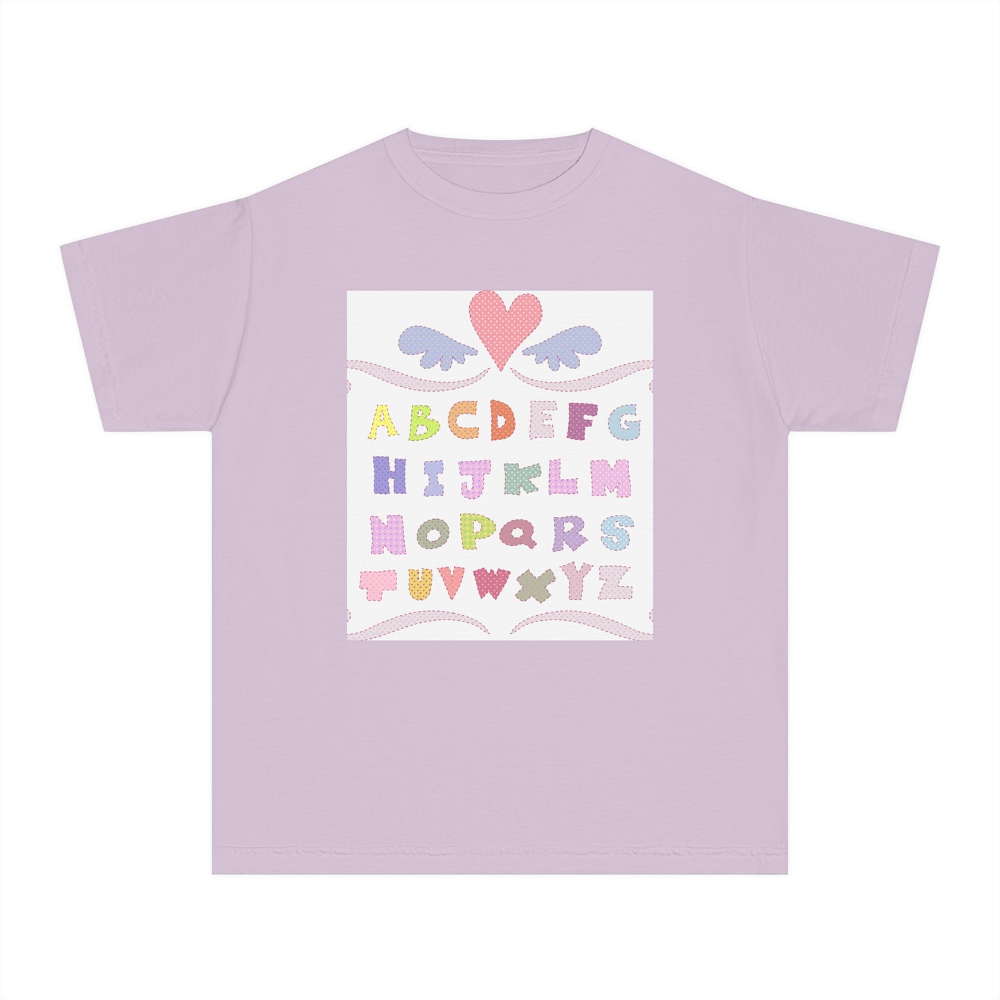 Youth Alphabet Love Tee - Fun & Playful Kids Shirt