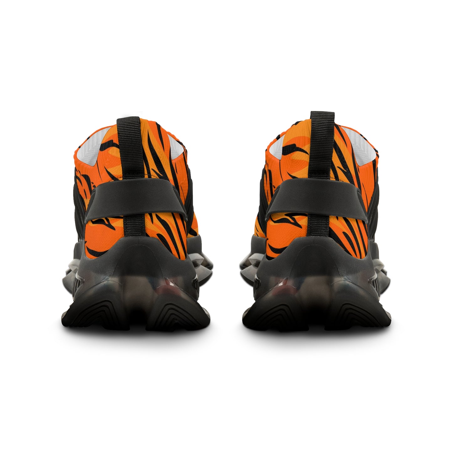 Men's Tiger Print Mesh Sneakers - Stylish, Lightweight Athletic Footwear