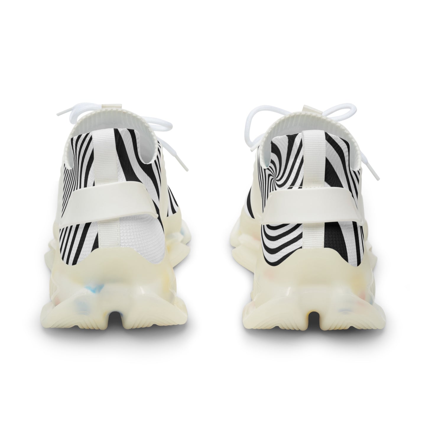 Men's Zebra Striped Mesh Sneakers - Stylish & Breathable Footwear for Every Occasion