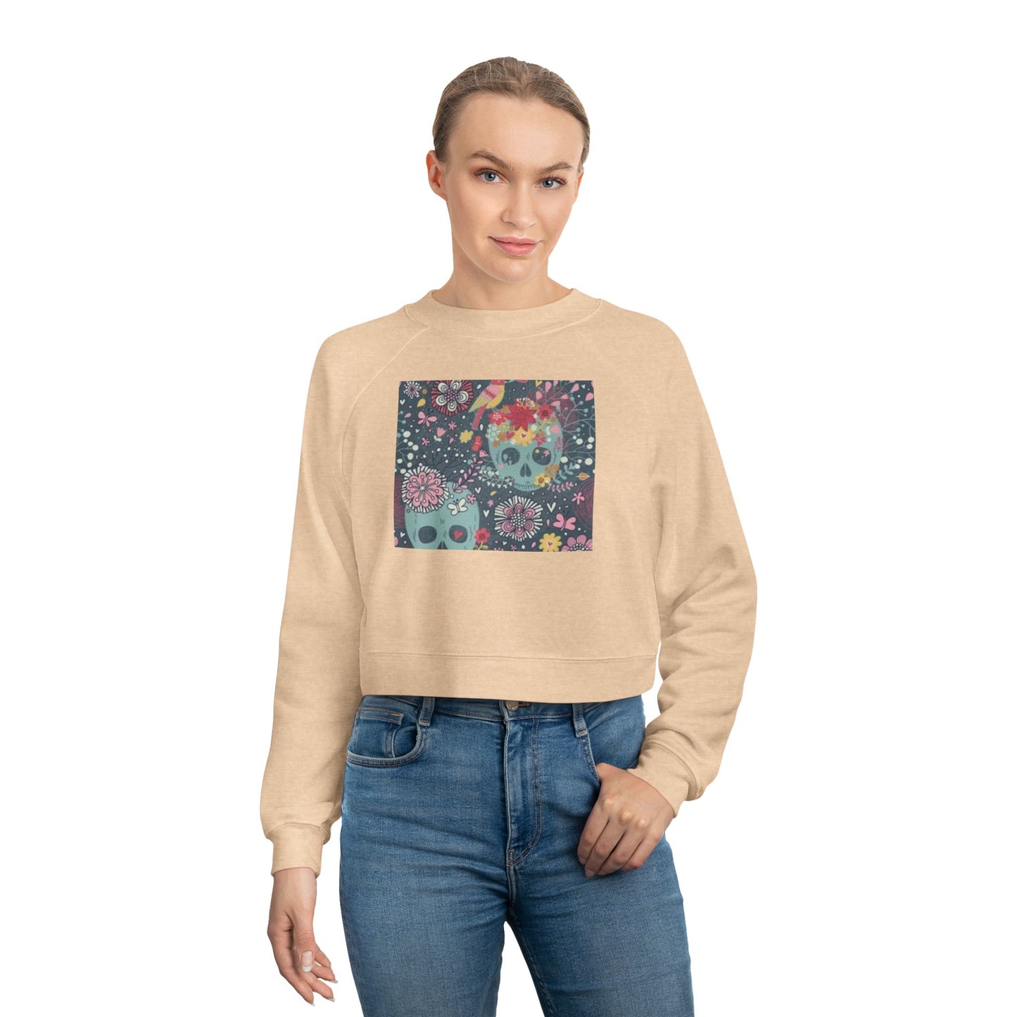 Women's Cropped Fleece Pullover