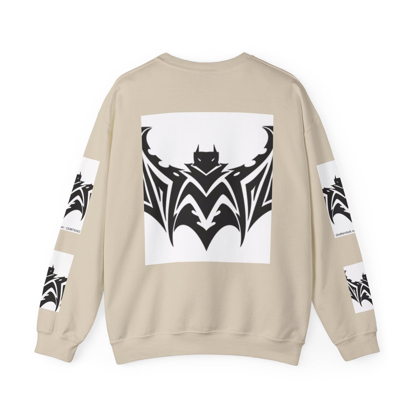 Gothic Bat Sweatshirt - Unisex Crewneck for Halloween & Casual Wear