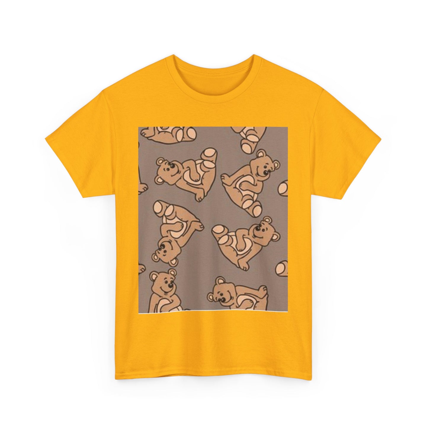 Tropical Bird Pattern Unisex Heavy Cotton Tee - Vibrant Summer Style