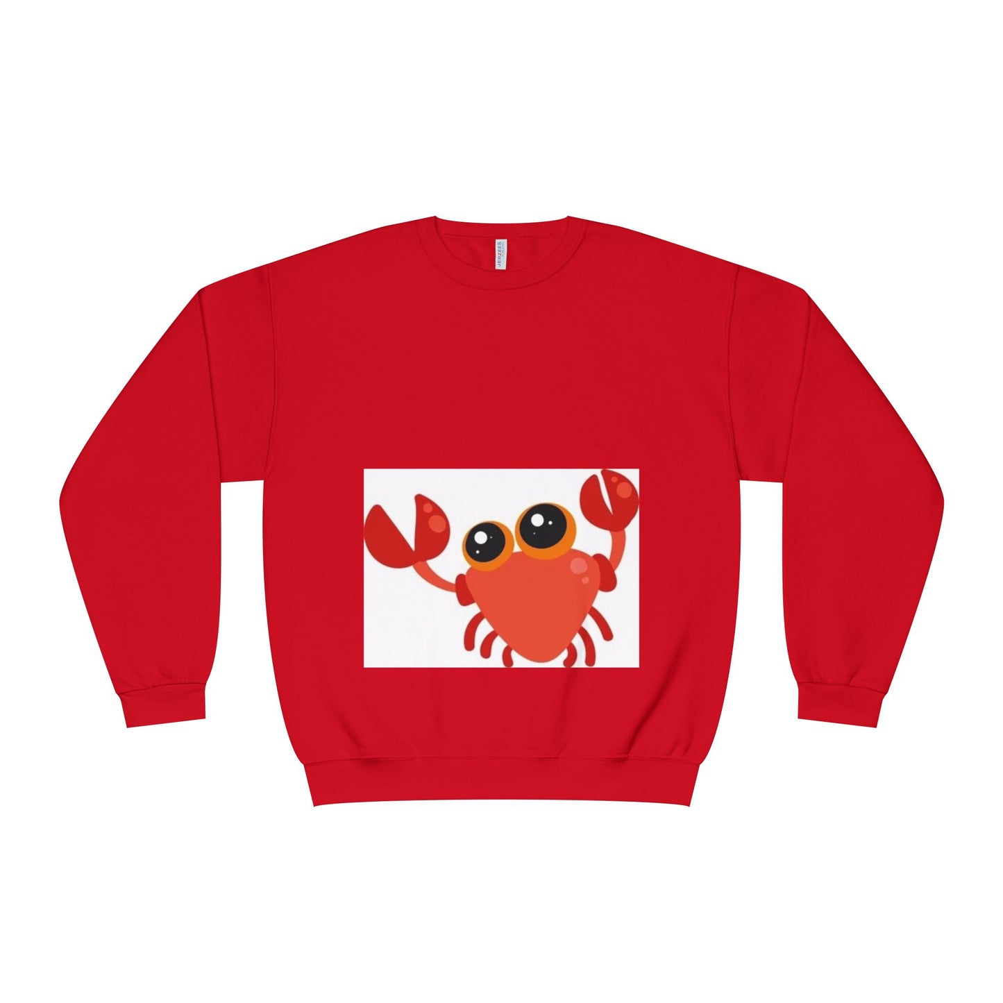 Cute Crab Graphic Unisex Crewneck Sweatshirt