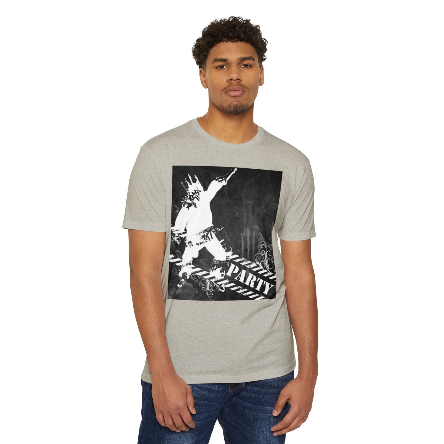 Party Vibes Unisex CVC Jersey T-Shirt