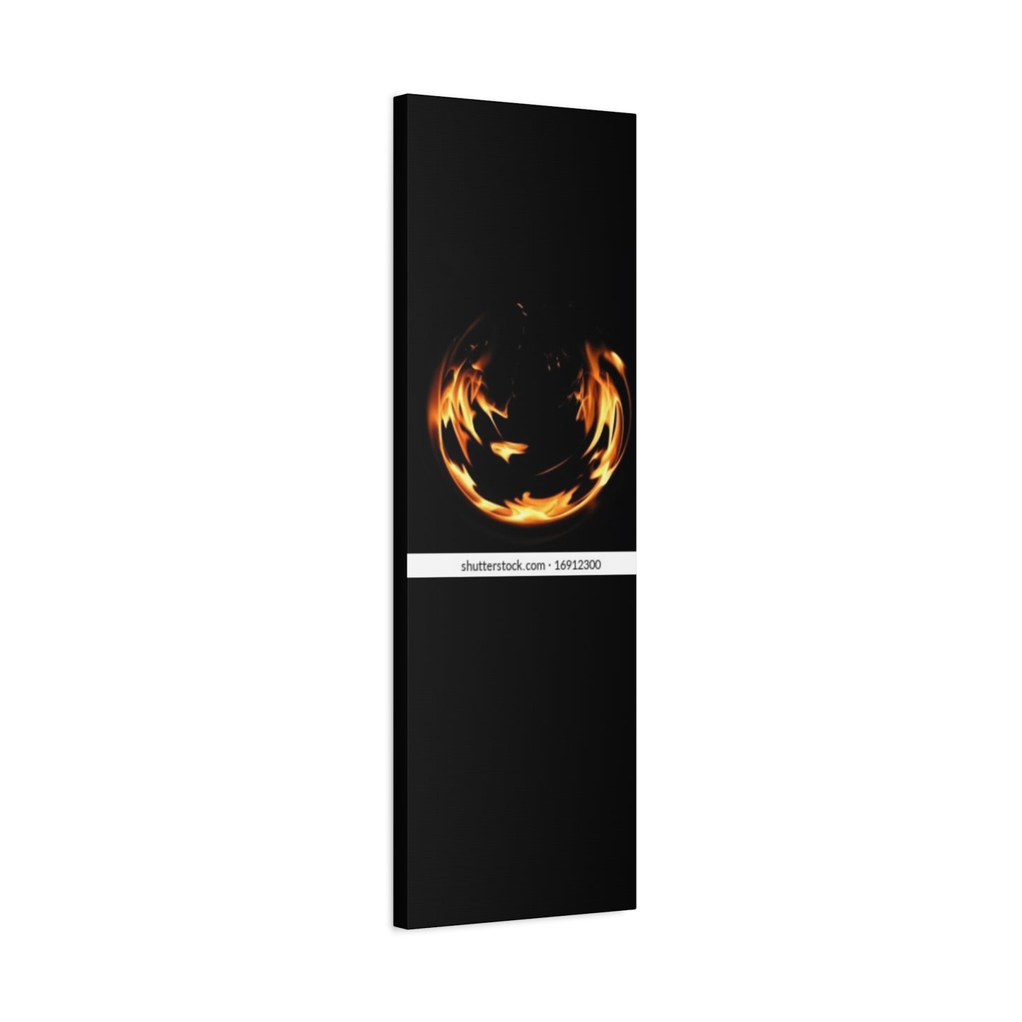Fire Swirl Matte Canvas Art - Stretched 1.25" Gallery Wrap