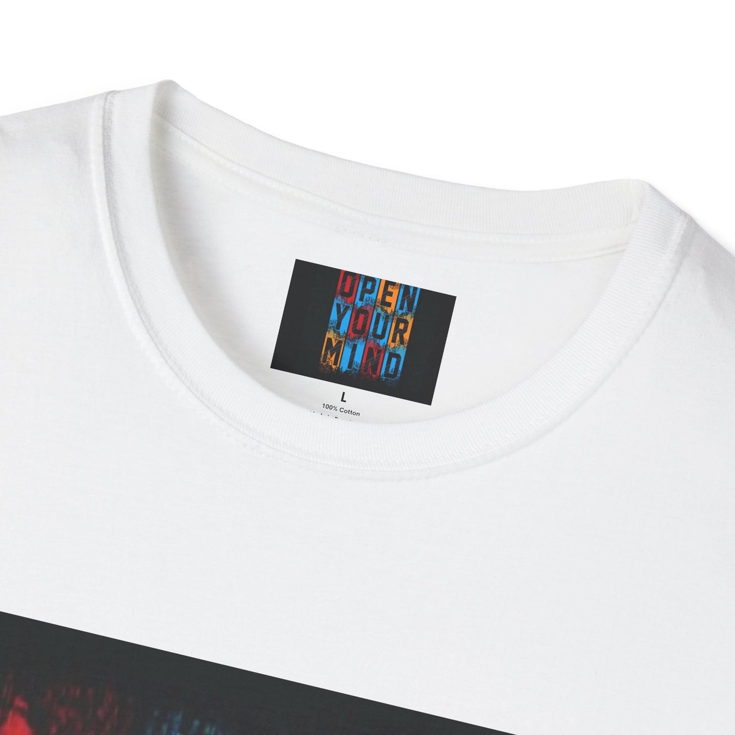 Open Your Mind Unisex Softstyle T-Shirt - Inspiring Wear for Creative Souls
