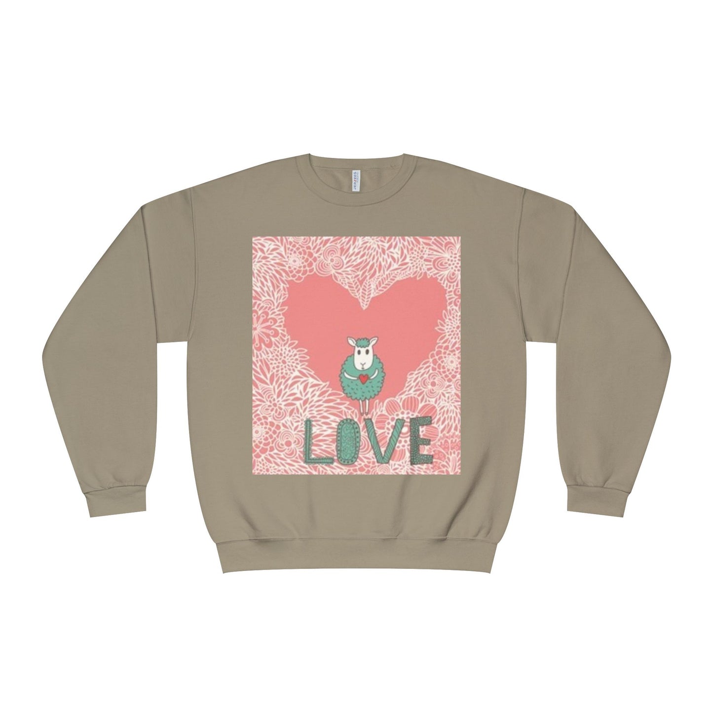 Love-Themed Unisex NuBlend® Crewneck Sweatshirt