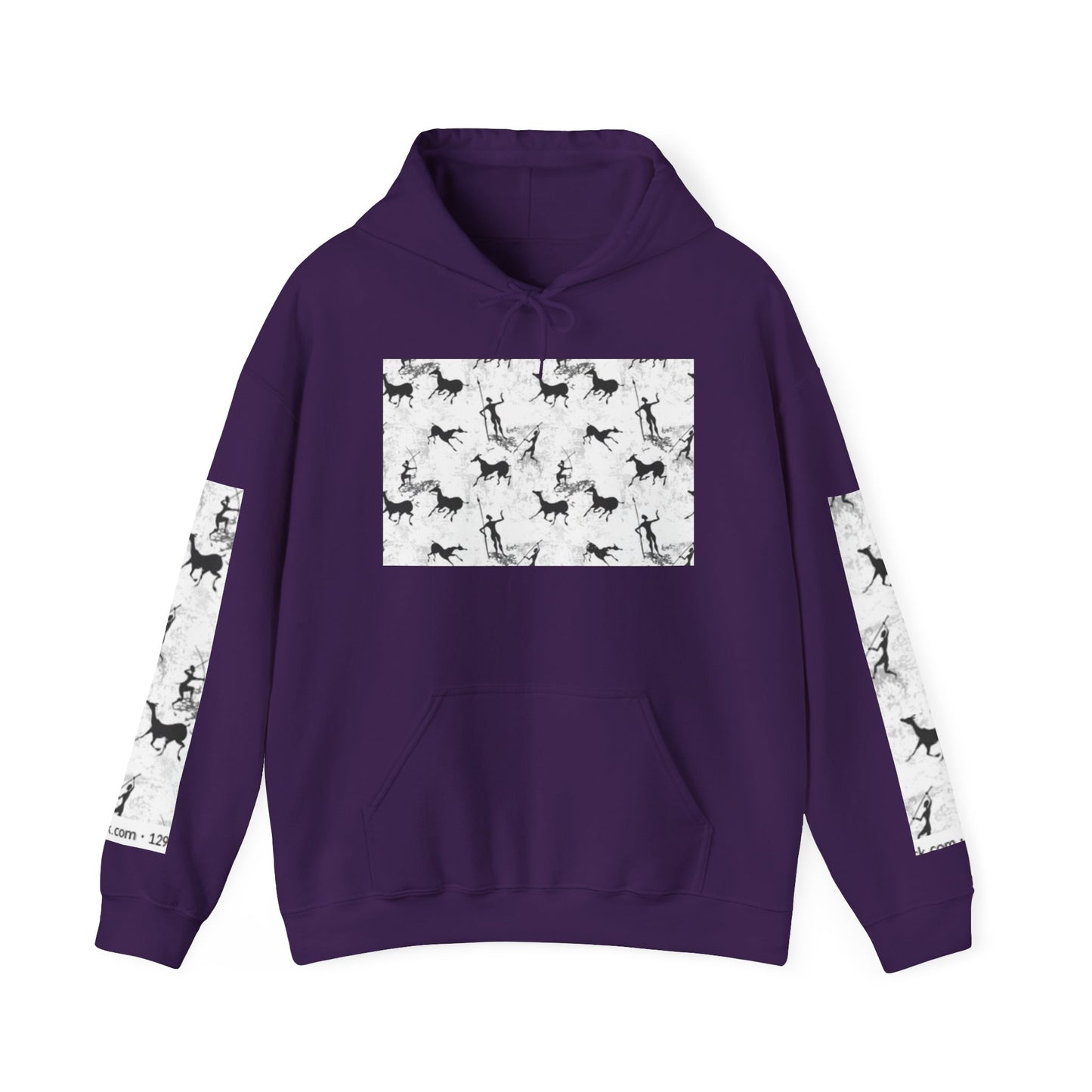 Unisex Heavy Blend Hooded Sweatshirt - Equestrian-Inspired Design
